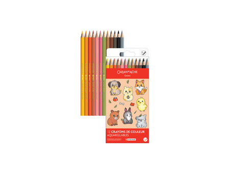 CARAN D'ACHE Crayons de couleur SWISSCOLOR KAWAII Monsters