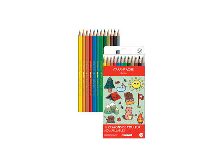 CARAN D'ACHE Crayons de couleur SWISSCOLOR KAWAII Candy