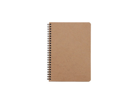 Clairefontaine Carnet à spirale NOMADDICT, A5, tabac