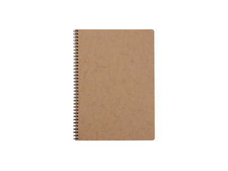 Clairefontaine Carnet à spirale NOMADDICT, A4, tabac