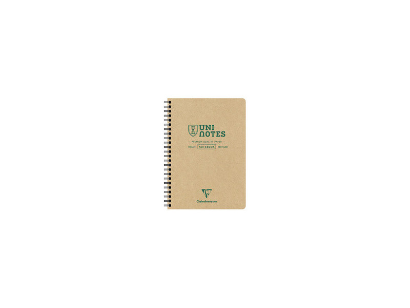 Clairefontaine Cahier à spirale UNI NOTES, A5, quadrillé