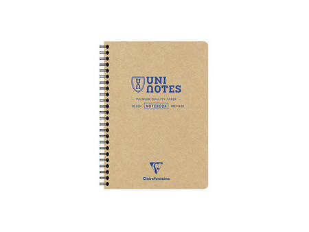 Clairefontaine Cahier à spirale UNI NOTES, A5, quadrillé