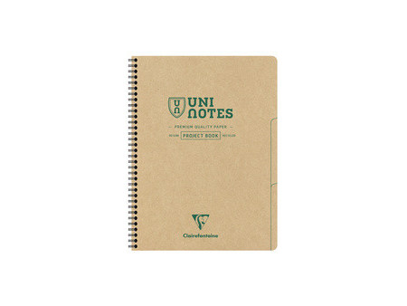 Clairefontaine Cahier à spirale UNI NOTES, A4+, quadrillé