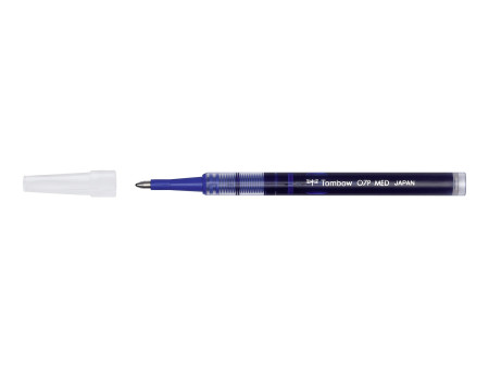 TOMBOW Recharge pour stylo roller, 0,7 mm, bleu