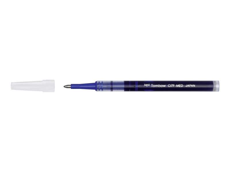 TOMBOW Recharge pour stylo roller, 0,7 mm, bleu