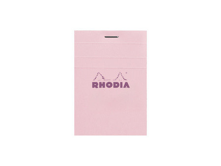 RHODIA Bloc agrafé No. 11, A7, quadrillé 5x5, paon