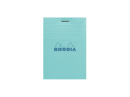 RHODIA Bloc agrafé No. 11, A7, quadrillé 5x5, prune