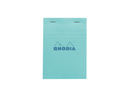 RHODIA Bloc agrafé No. 13, A6, quadrillé 5x5, prune