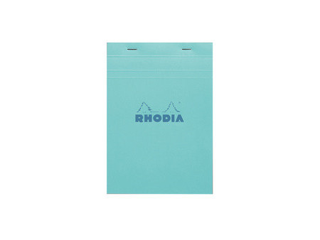 RHODIA Bloc agrafé No. 16, A5, quadrillé 5x5, prune