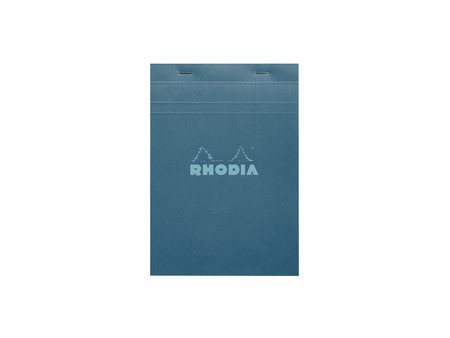 RHODIA Bloc agrafé No. 16, A5, quadrillé 5x5, prune