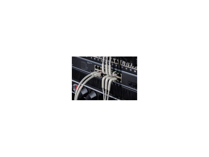 DIGITUS Câble patch Slim coudable, cat. 6A, F/FTP, 2,0 m