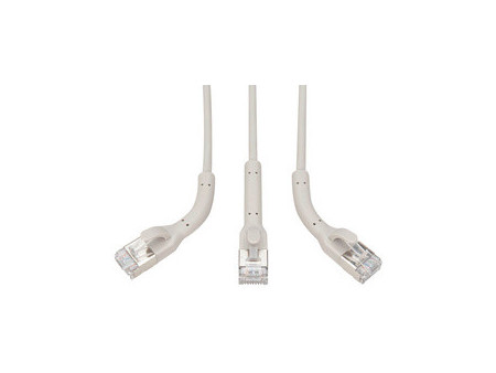 DIGITUS Câble patch Slim coudable, cat. 6A, F/FTP, 1,5 m
