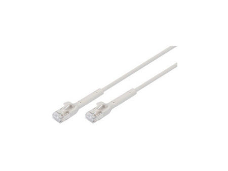 DIGITUS Câble patch Slim coudable, cat. 6A, F/FTP, 3,0 m