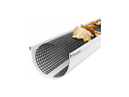 Bradas Grille de protection pour gouttière, noir