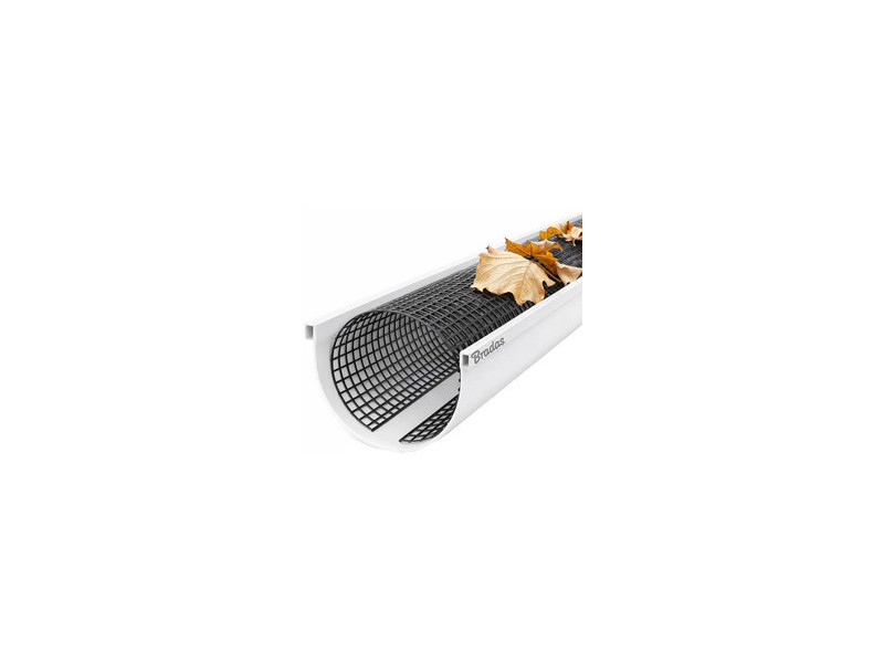 Bradas Grille de protection pour gouttière, noir