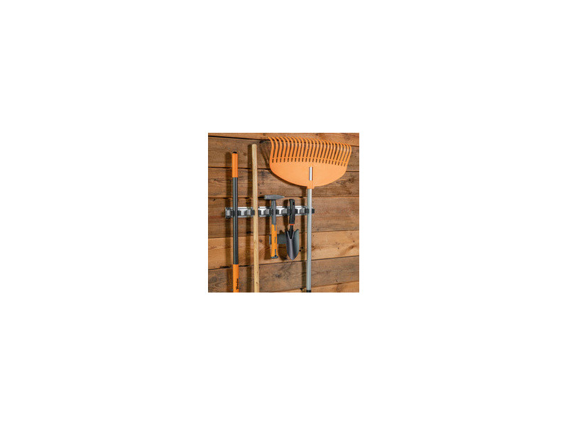 Bradas Porte-balais/outils, 5 logements, rail métallique