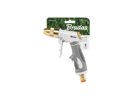 Bradas Pistolet d'arrosage AQUA LUX SOFT, 3 jets, or