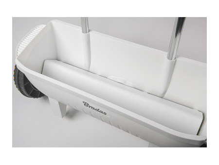 Bradas Semoir de jardin, 12 litres, blanc/anthracite
