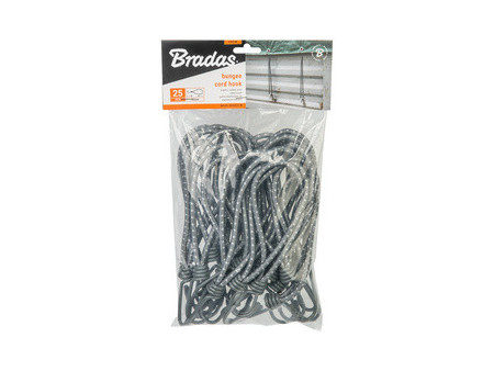 Bradas Tendeur BUNGEE CORD HOOK, 200 mm, set de 25
