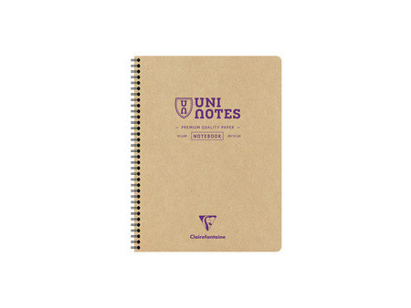 Clairefontaine Cahier à spirale UNI NOTES, A4+, quadrillé