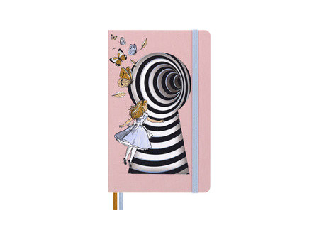 MOLESKINE Carnet 'Alice au pays des Merveilles', L/A5, ligné