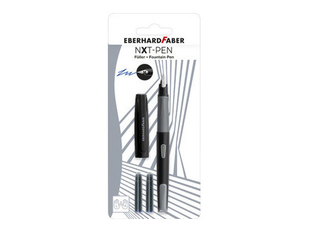 EBERHARD FABER Stylo à plume NXT-Pen, blister, blanc/noir