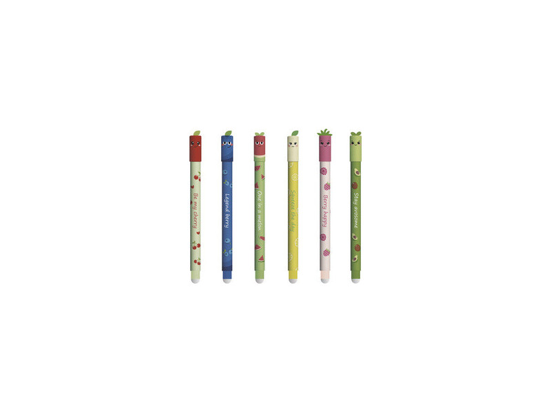 EBERHARD FABER Stylo gel Fruity Erase it!, présentoir de 36