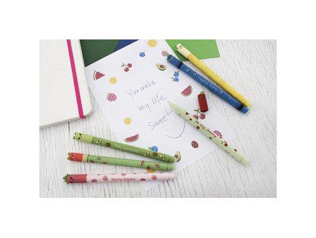 EBERHARD FABER Stylo gel Fruity Erase it! pastèque