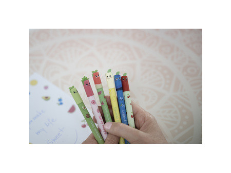 EBERHARD FABER Stylo gel Fruity Erase it! pastèque