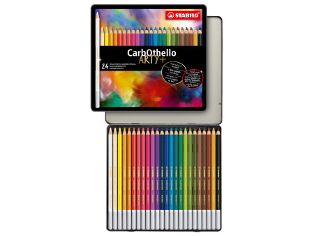 STABILO Crayon pastel CarbOthello ARTY+ étui de 24