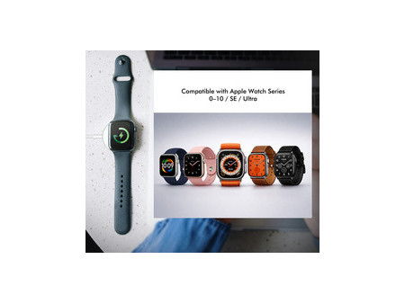LogiLink Câble de charge par induction pour montre Apple