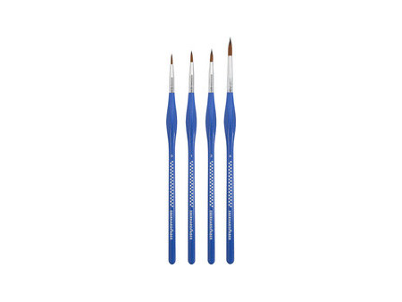 EBERHARD FABER Set de pinceaux synthétiques WINNER, 4 pièces