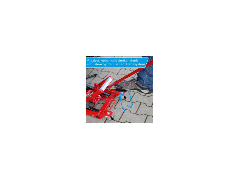 cartrend Cric pour moto, capacité de charge: 680 kg, rouge