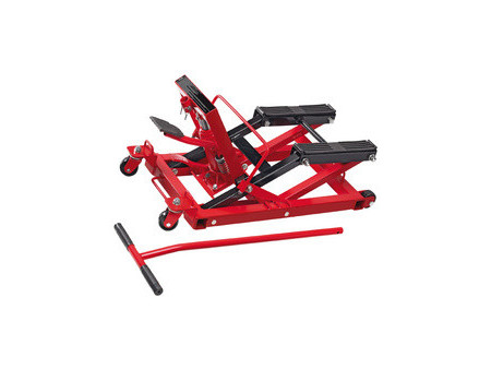 cartrend Cric pour moto, capacité de charge: 680 kg, rouge