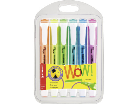 STABILO Surligneur swing cool, étui PET de 6