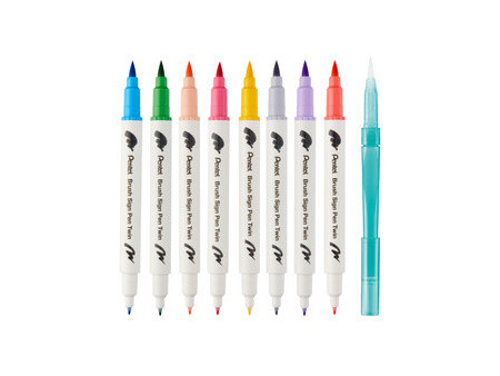 PentelArts Feutre pinceau Brush Sign Pen Twin 'Manga'