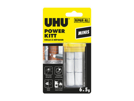 UHU Colle à modeler bicomposant REPAIR ALL POWER KITT MINIS