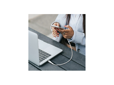 LogiLink Câble USB 2.0, USB-C - micro USB-B, 1,5 m, blanc