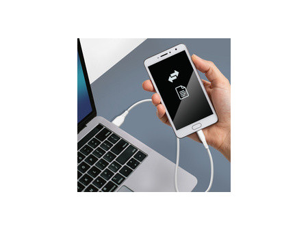 LogiLink Câble USB 2.0, USB-A - USB-C, 0,5 m, blanc