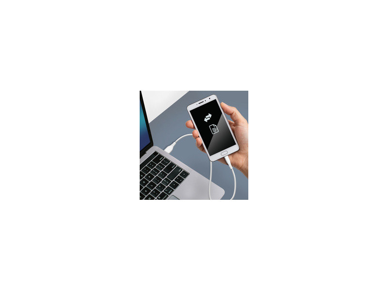 LogiLink Câble USB 2.0, USB-A - USB-C, 1,5 m, blanc