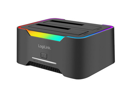LogiLink Station d'accueil double USB 3.2 pour HDD/SSD