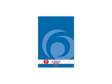 herlitz Bloc de cours x.book, A4, réglure 28 / quadrillé