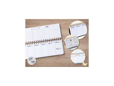 sigel Calendrier de table Jolie 'Glittery Joy', perpétuel