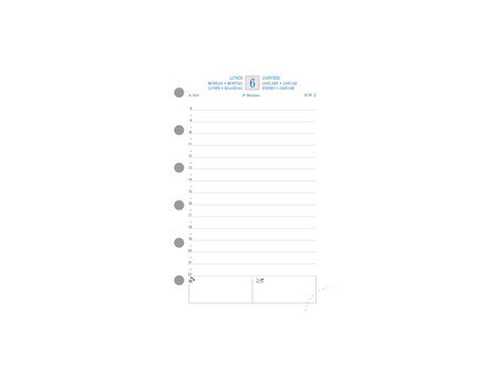 EXACOMPTA Recharge pour organiseur Exatime 14 SAD, 2026/2027