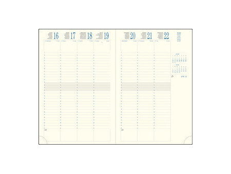 EXACOMPTA Agenda de bureau 'Eurotime 24', 2027, Barbara noir
