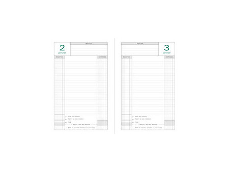 EXACOMPTA Reliure pour agenda perpétuel caisse, 240 x 160 mm