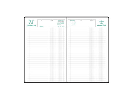 EXACOMPTA Agenda de bureau Raisin, 2027, assorti