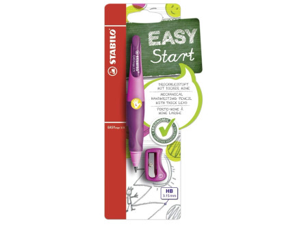 STABILO Porte-mines d'apprentissage easYergo 3.15, rose