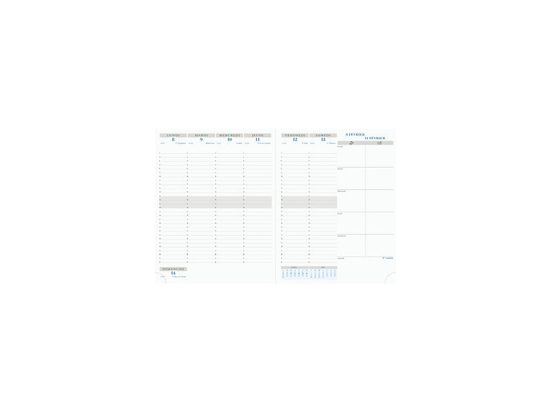 EXACOMPTA Agenda de bureau 'Horizon 27', 2027, Barbara