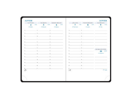 EXACOMPTA Recharge pour agenda de poche 'Horizons 13', 2027